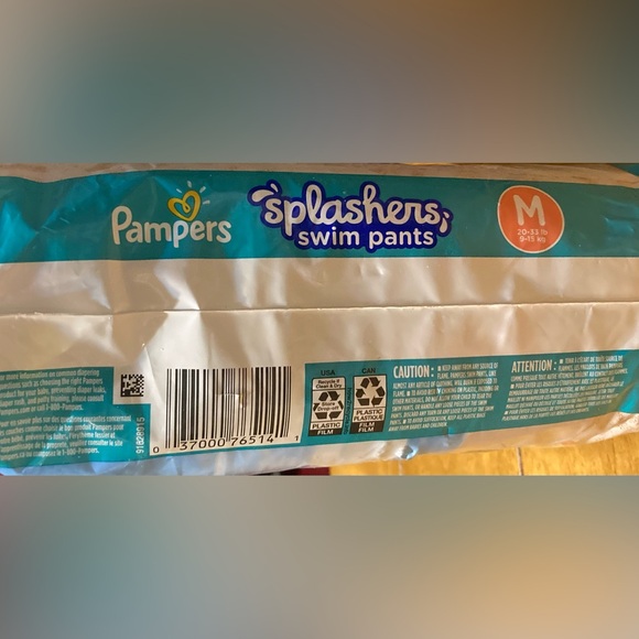 NWT Pampers Splasher Disposable Swim Pants Size Medium - Picture 2 of 7
